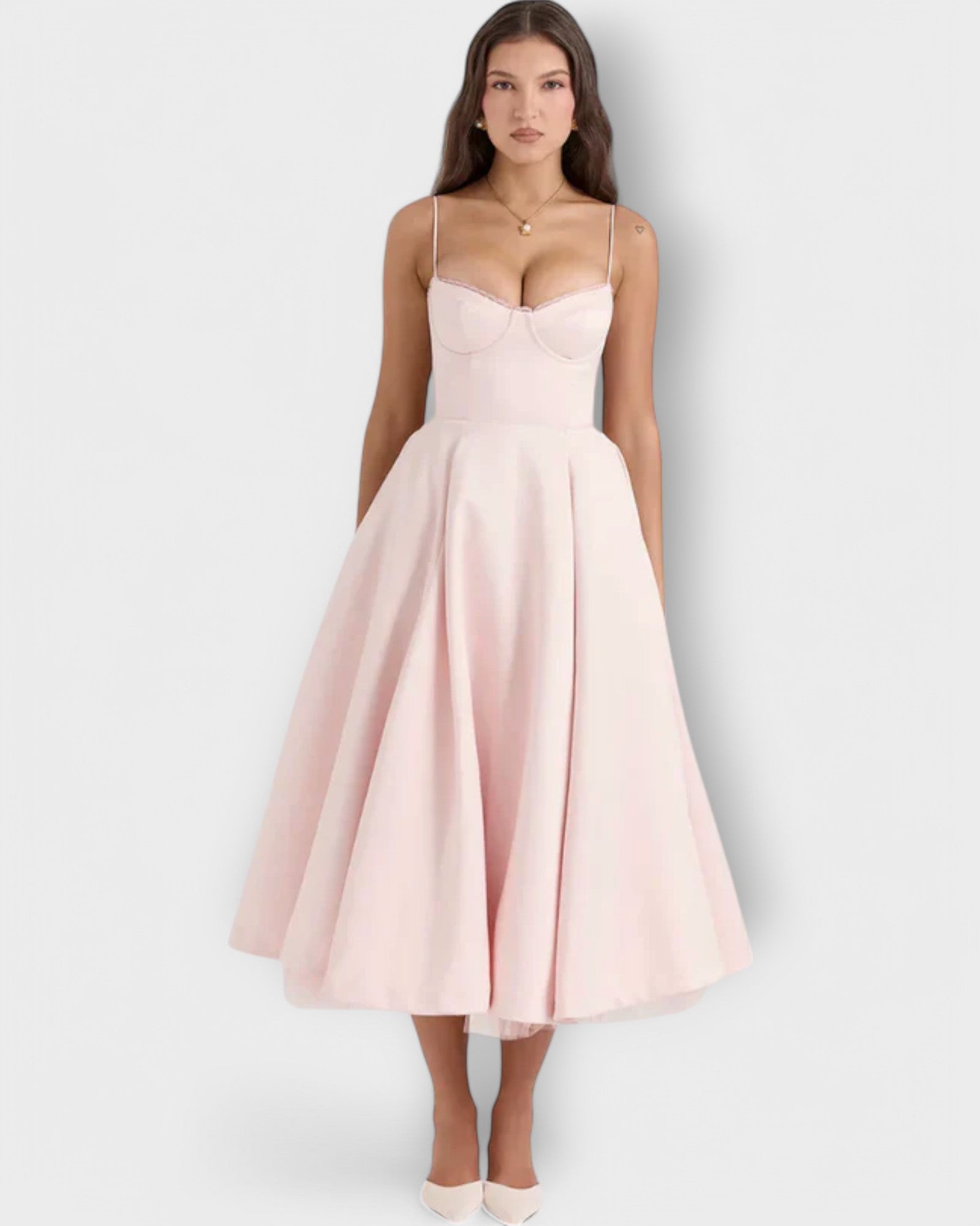 Lydia - romántico, floral, ajustado