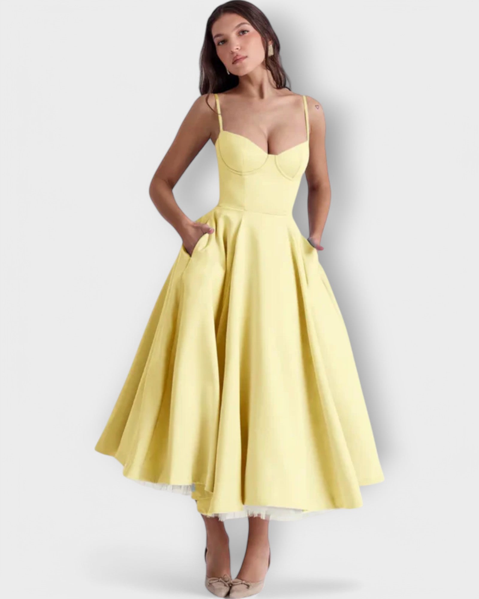 Lydia - romántico, floral, ajustado