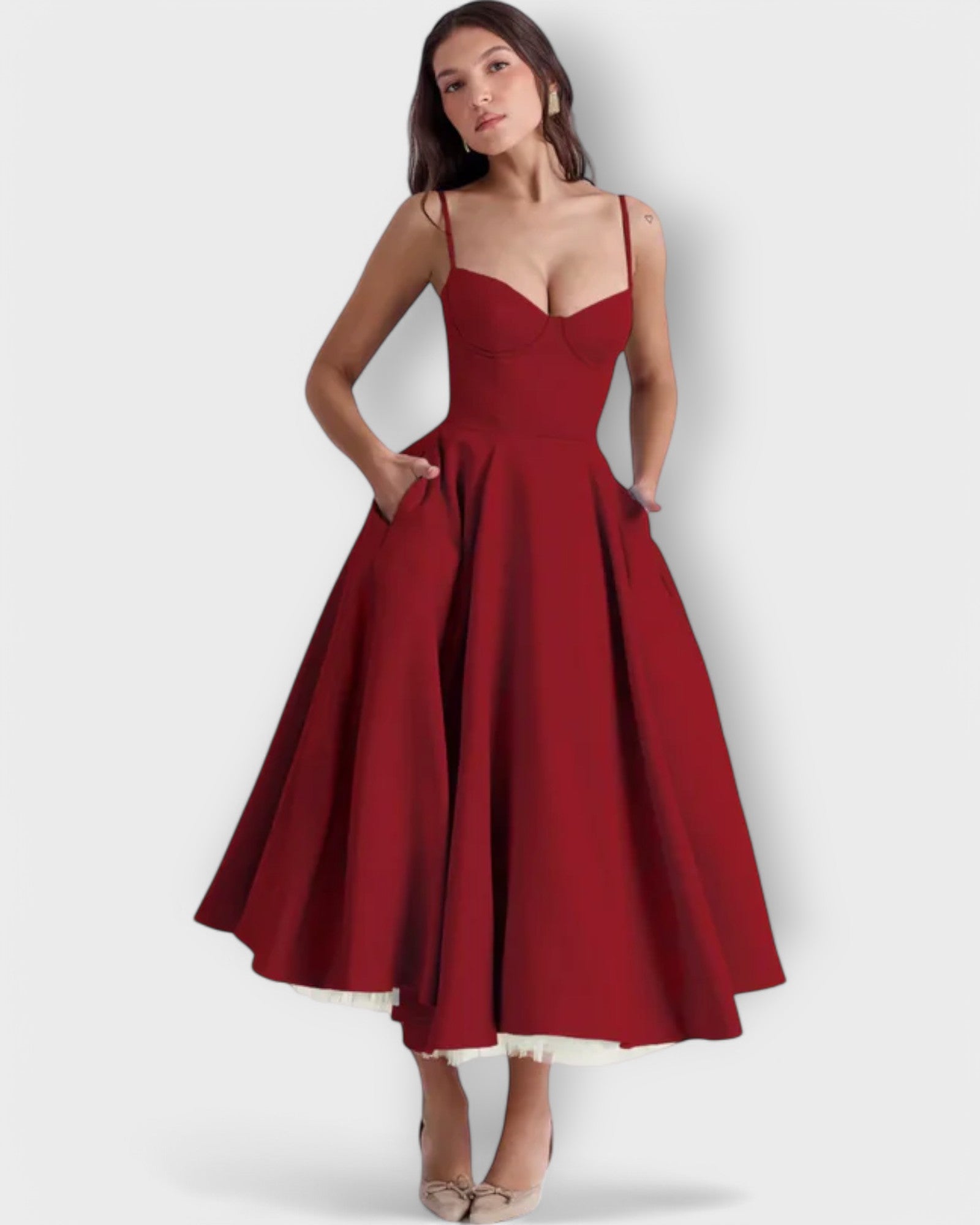 Lydia - romántico, floral, ajustado