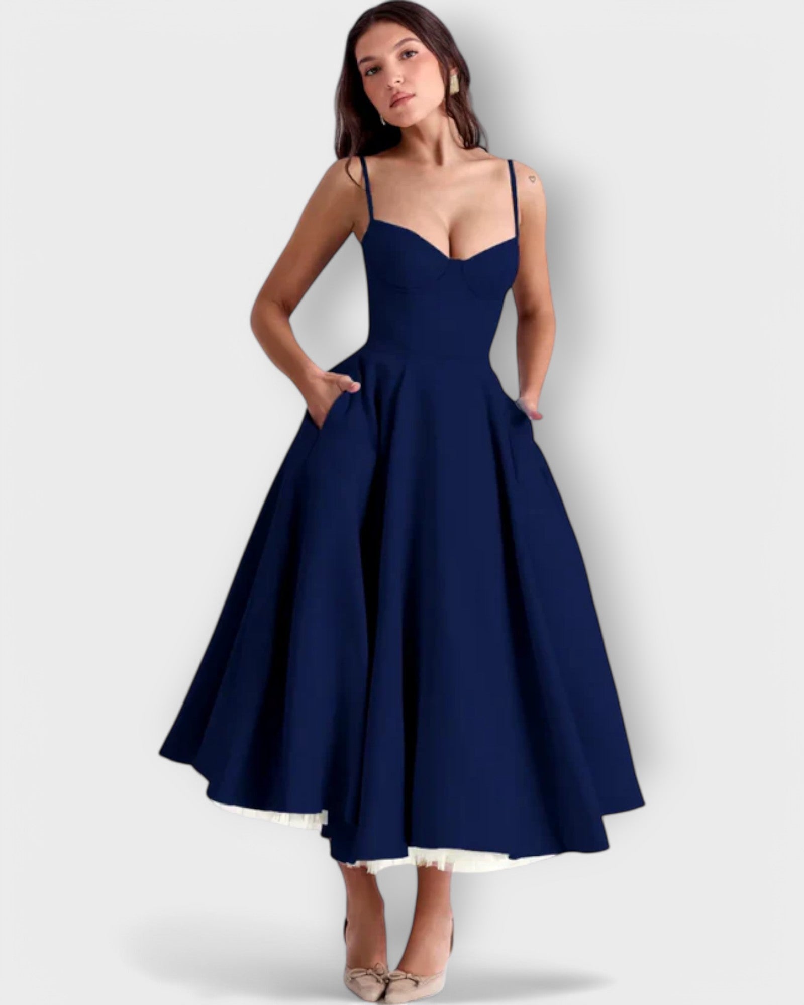 Lydia - romántico, floral, ajustado
