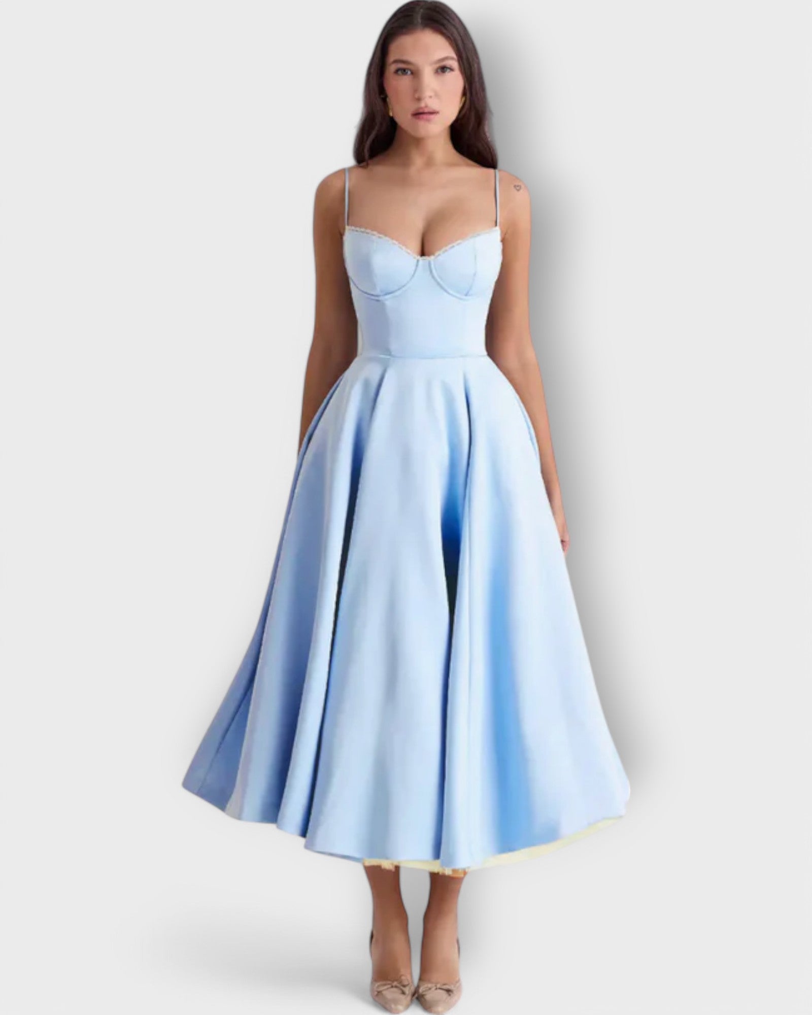 Lydia - romántico, floral, ajustado