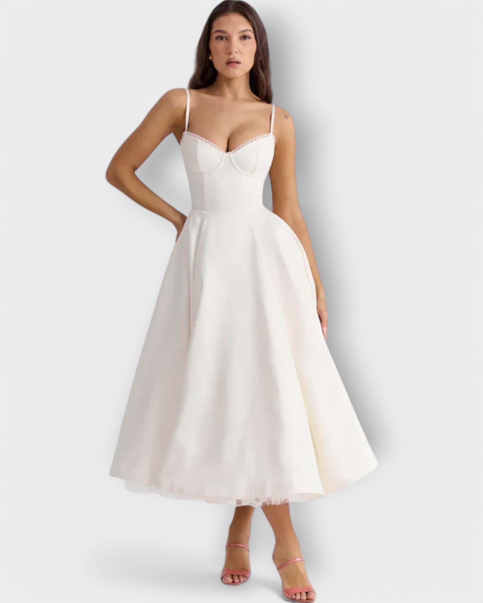 Lydia - romántico, floral, ajustado