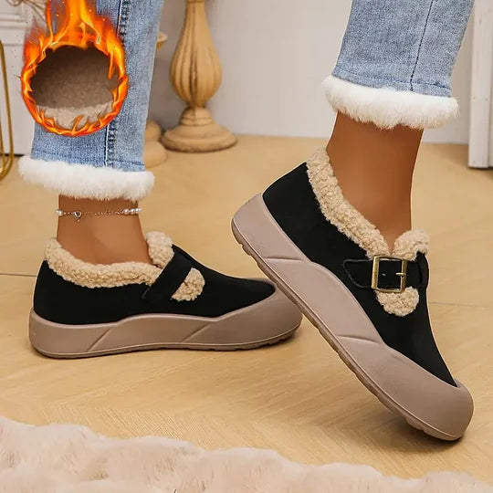 MONA | Zapatos de mujer cómodos y cálidos con forro de felpa