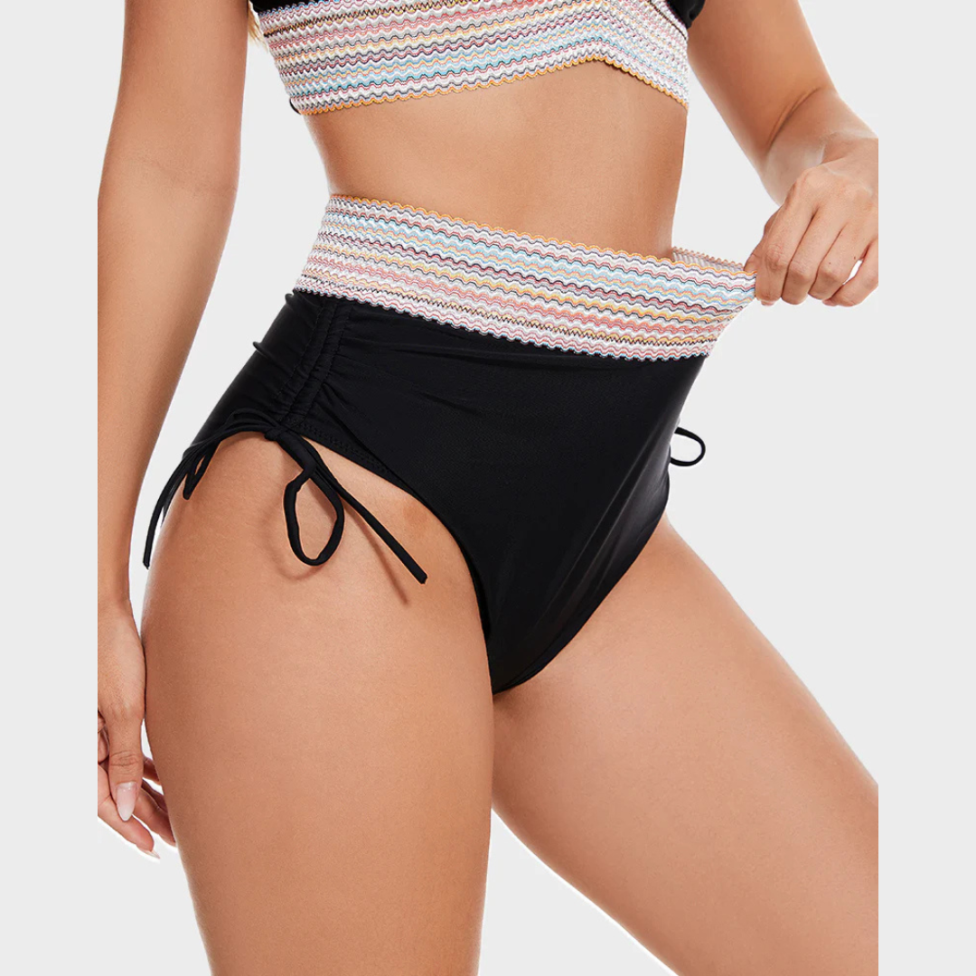 Noor - Conjunto de Bikini de Cintura Alta