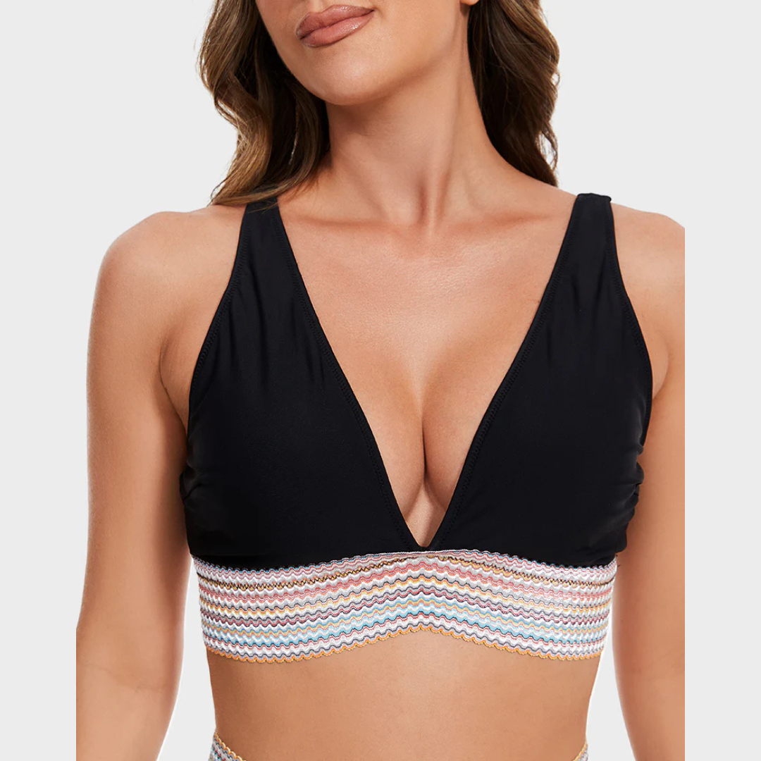 Noor - Conjunto de Bikini de Cintura Alta