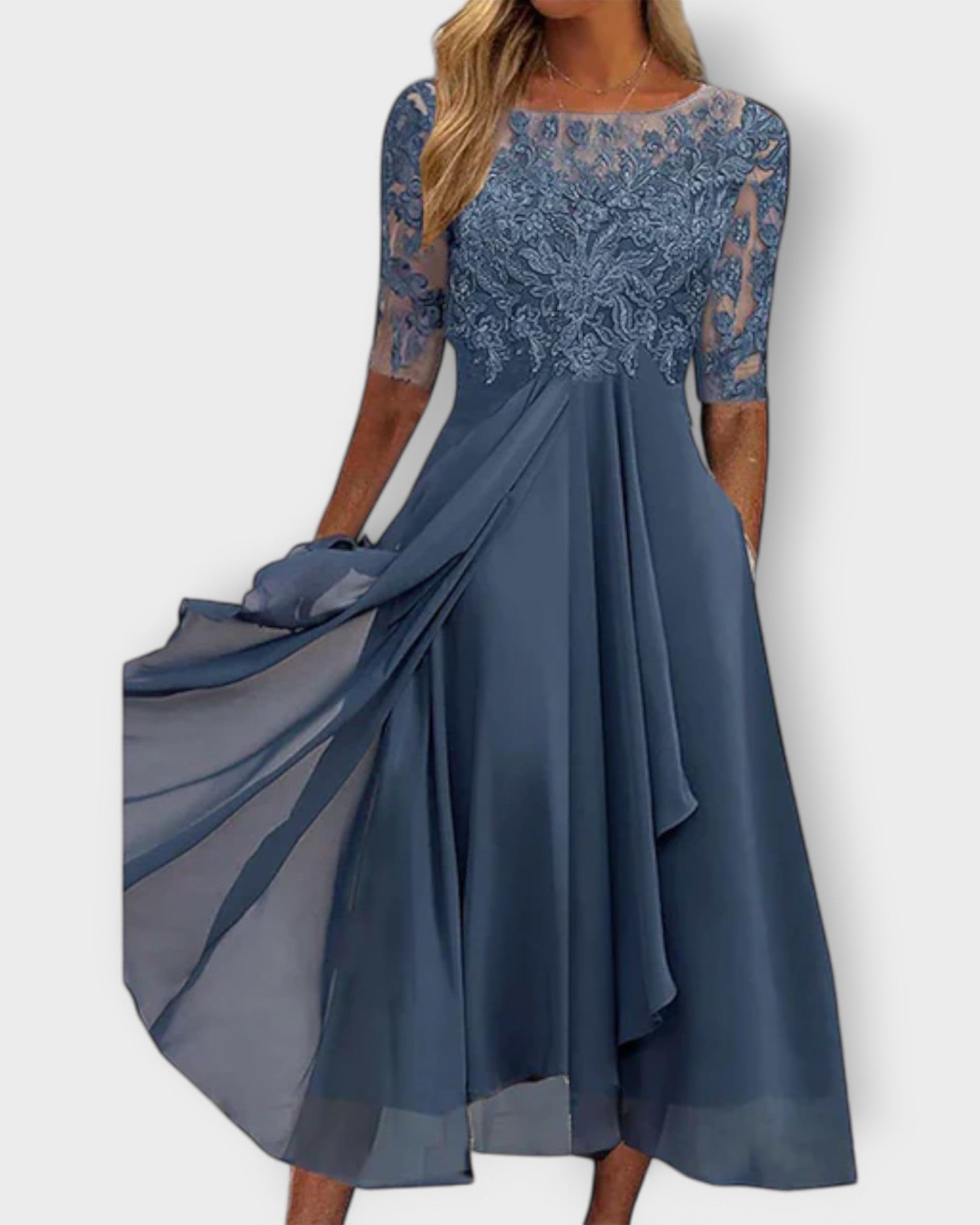 Nefeli - con decoración de encaje, elegante, fluido