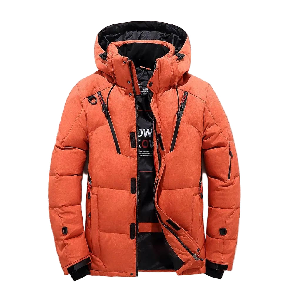 Deman - Mountain East Chaqueta Puffer de Plumas