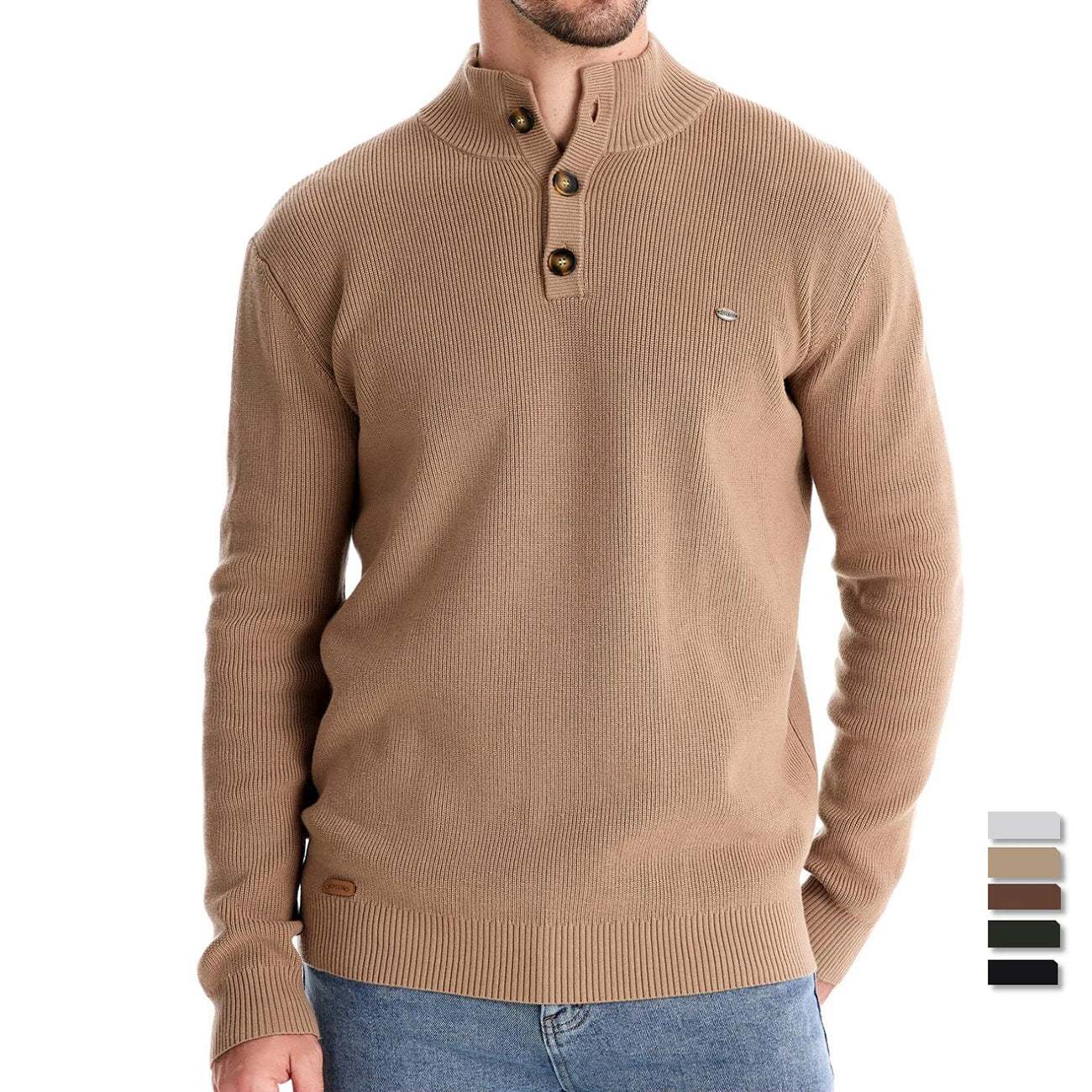 Zerelle | Suéter para hombre con diseño de botones