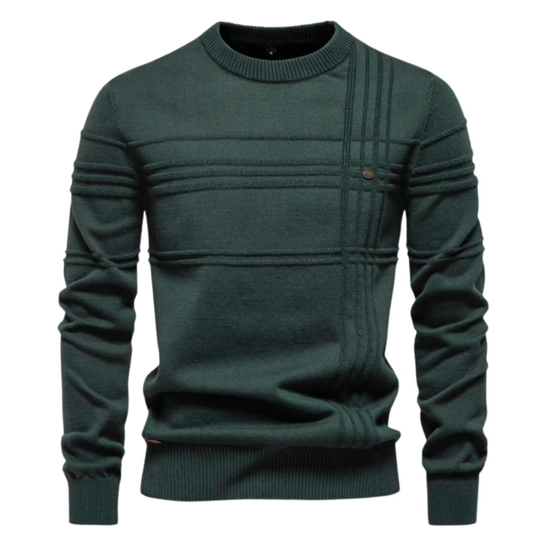 Zerelle | Suéter elegante para hombres con diseño de cuadros