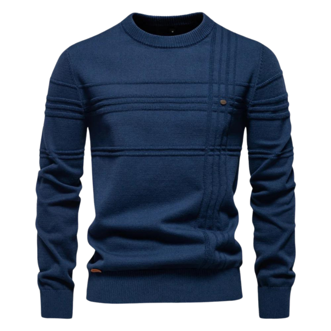 Zerelle | Suéter elegante para hombres con diseño de cuadros