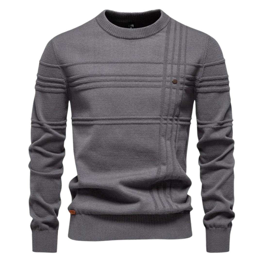 Zerelle | Suéter elegante para hombres con diseño de cuadros