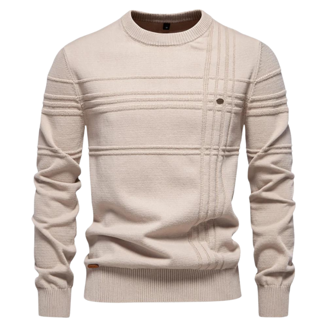 Zerelle | Suéter elegante para hombres con diseño de cuadros