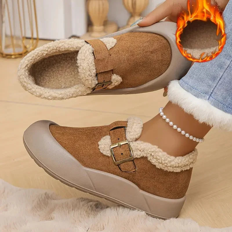 MONA | Zapatos de mujer cómodos y cálidos con forro de felpa