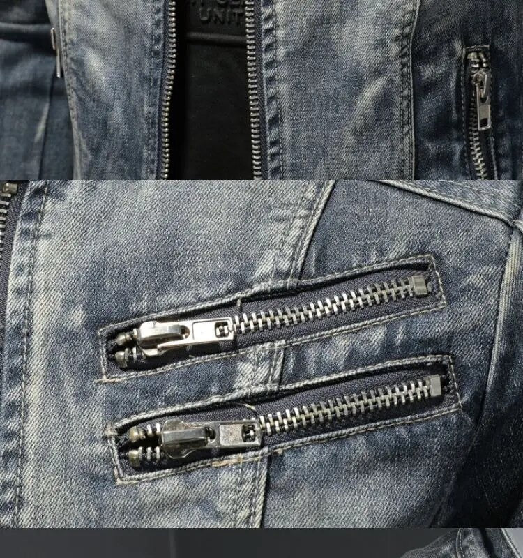 Alessio | Chaqueta de Jeans Retro